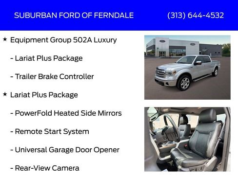 Used 2013 Ford F150 Lariat w/ Luxury Equipment Group AWD/4WD image 9