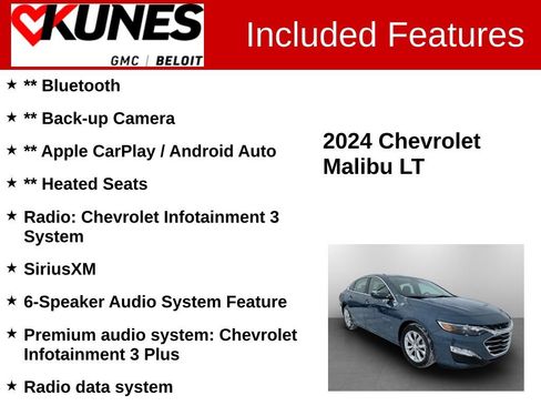 Used 2024 Chevrolet Malibu LT image 2