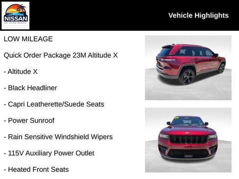 Used 2025 Jeep Grand Cherokee Altitude RWD image 19