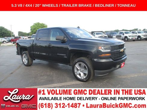 Used 2018 Chevrolet Silverado 1500 Custom w/ Custom Value Package AWD/4WD image 1