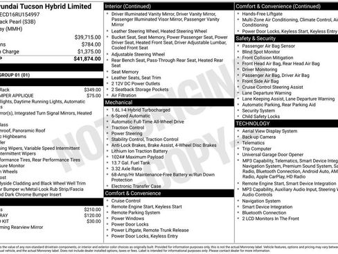Certified 2024 Hyundai Tucson Limited AWD/4WD image 24