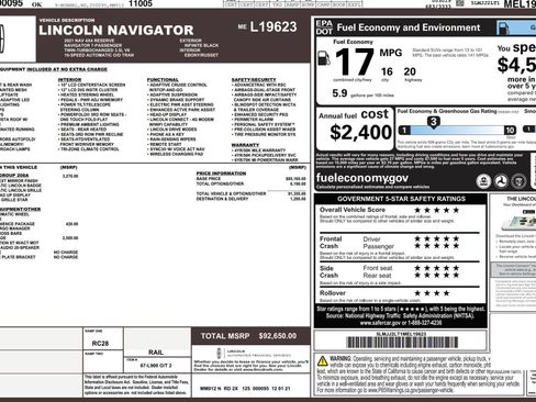 Used 2021 Lincoln Navigator Reserve AWD/4WD image 22
