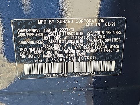 Used 2021 Subaru Forester Sport w/ Popular Package #2 image 14