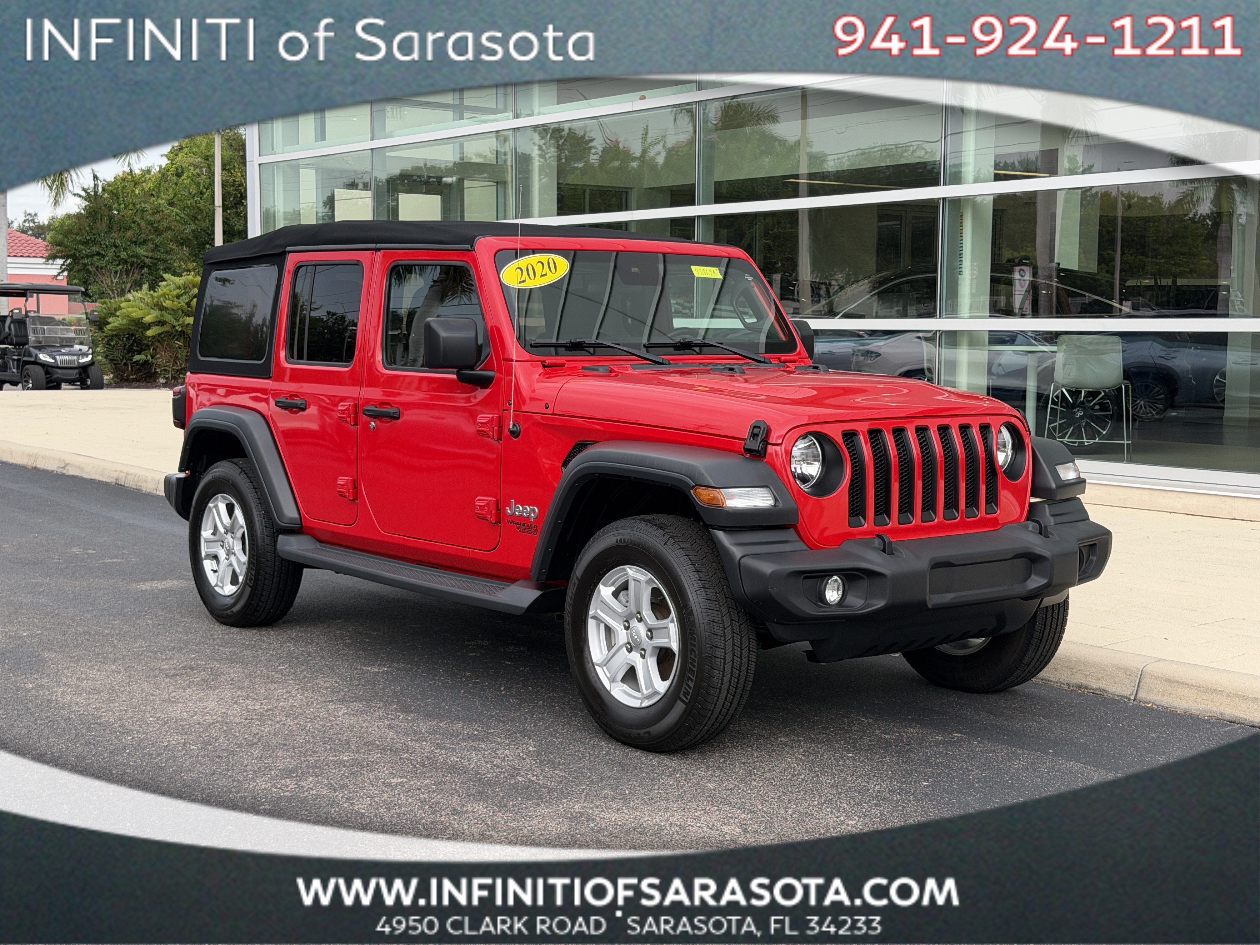 Used 2020 Jeep Wrangler Unlimited Sport S AWD/4WD image 1
