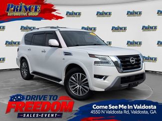 Used 2021 Nissan Armada SL w/ Captain's Chairs Package RWD video 1