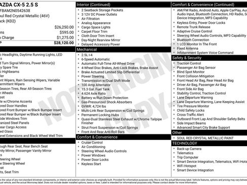 Used 2022 MAZDA CX-5 AWD 2.5 S image 3