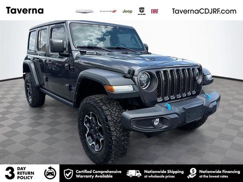 Used 2023 Jeep Wrangler Unlimited Rubicon 4xe w/ Cold Weather Group AWD/4WD image 1