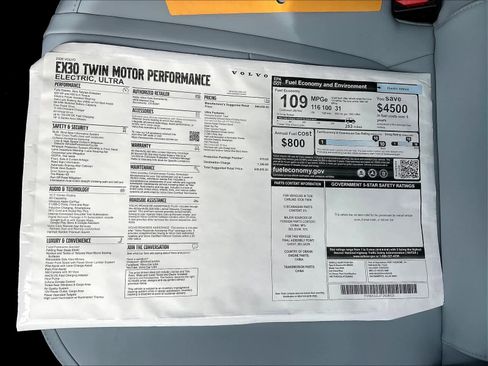 New 2026 Volvo EX30 Ultra w/ Protection Package Premier image 37