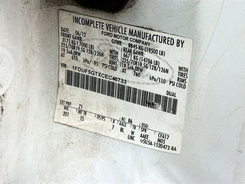 Used 2012 Ford F550 XL DRW WHOLESALE SPECIAL!!! w/ Payload Upgrade Pkg image 26