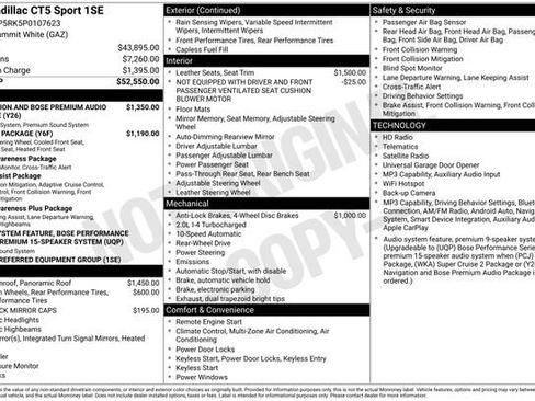 Used 2023 Cadillac CT5 Sport RWD image 29