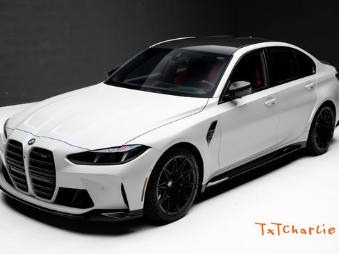 Used 2025 BMW M3 Competition w/ M Carbon Exterior Package RWD image 1