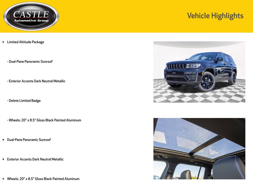 New 2026 Jeep Grand Cherokee Limited w/ Limited Altitude Package AWD/4WD image 4