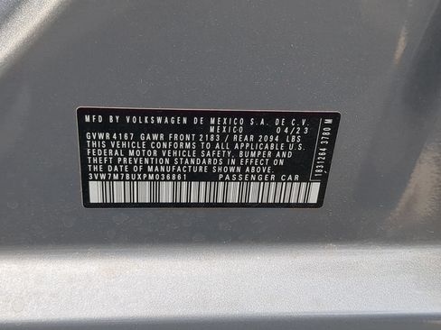 Used 2023 Volkswagen Jetta SE w/ Panoramic Sunroof Package FWD image 33
