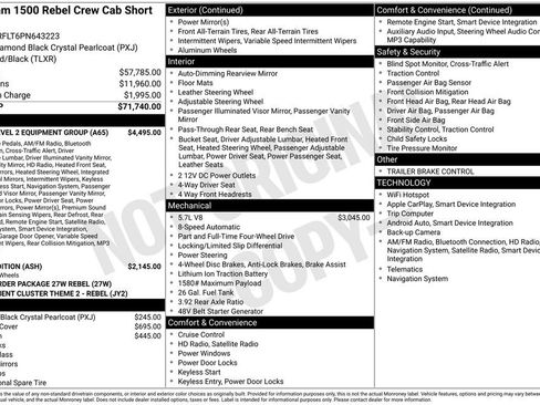 Used 2023 RAM 1500 Rebel w/ Rebel Level 2 Equipment Group AWD/4WD image 28
