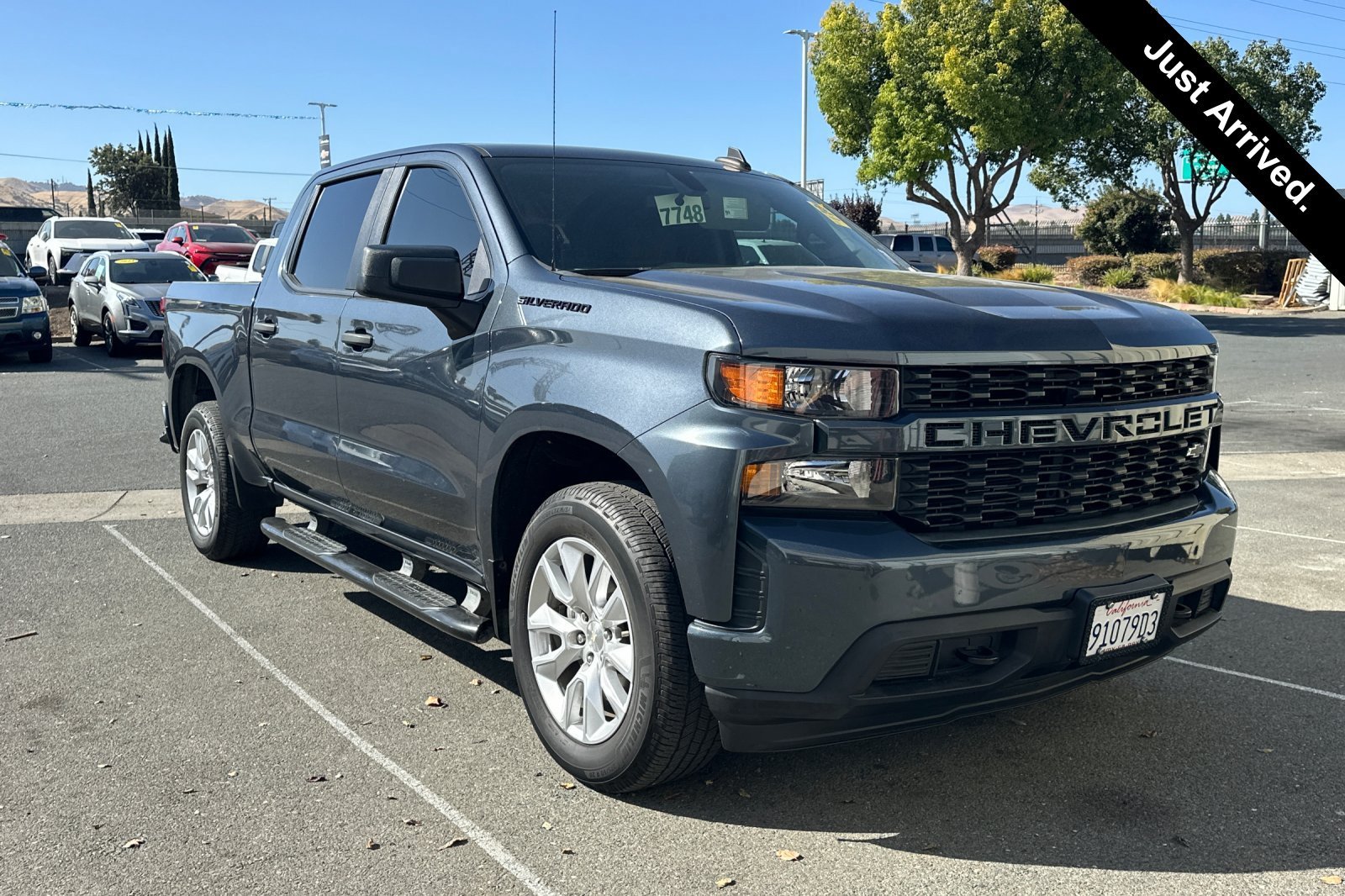 Used 2021 Chevrolet Silverado 1500 Custom w/ LPO, Dark Essentials Package RWD image 1
