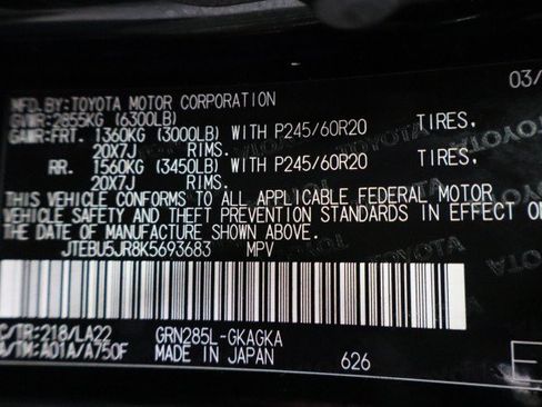 Used 2019 Toyota 4Runner Limited AWD/4WD image 86