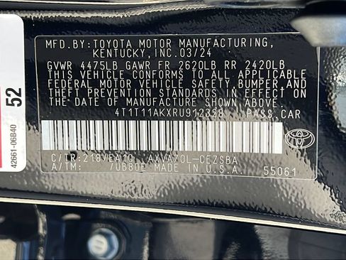 Used 2024 Toyota Camry SE w/ Convenience Package FWD image 23