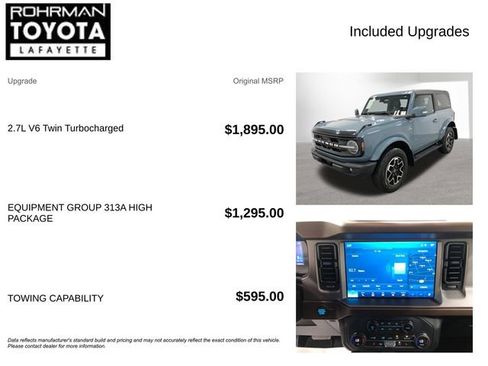 Used 2023 Ford Bronco Outer Banks AWD/4WD image 4