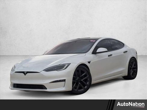 Used 2022 Tesla Model S Plaid AWD/4WD image 1