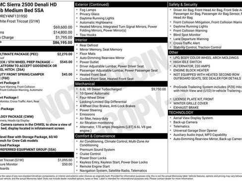 Used 2022 GMC Sierra 2500 Denali w/ Denali Ultimate Package AWD/4WD image 2