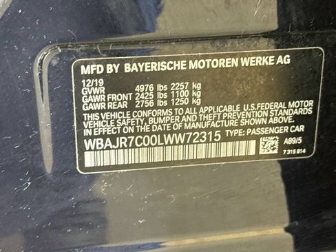Used 2020 BMW 530i xDrive w/ Convenience Package AWD/4WD image 38
