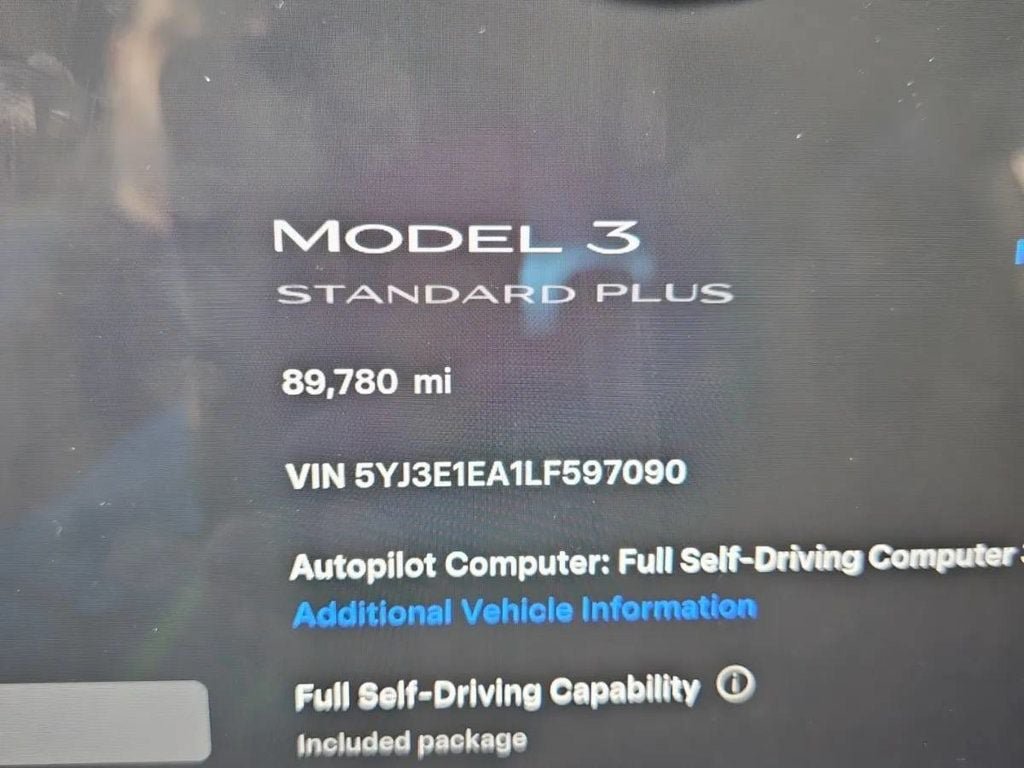 Used 2020 Tesla Model 3 Standard Range Plus RWD image 9