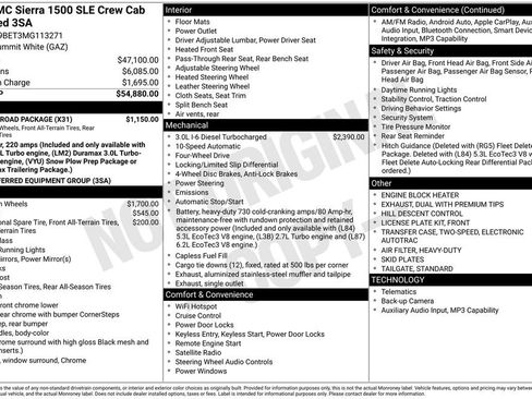 Used 2021 GMC Sierra 1500 SLE w/ X31 Off-Road Package AWD/4WD image 23