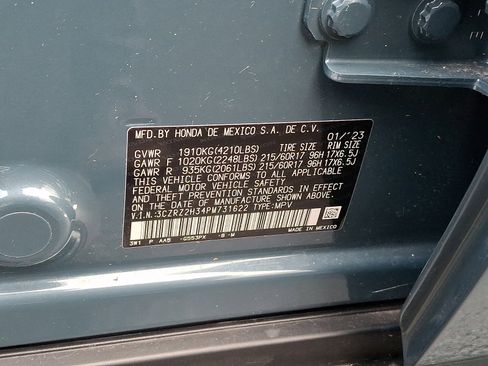 Certified 2023 Honda HR-V LX image 19