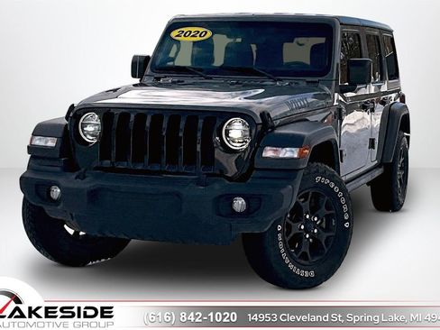 Used 2020 Jeep Wrangler Unlimited Sport image 1