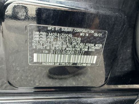 Used 2021 Subaru WRX w/ Popular Package #3 (IZT) AWD/4WD image 32