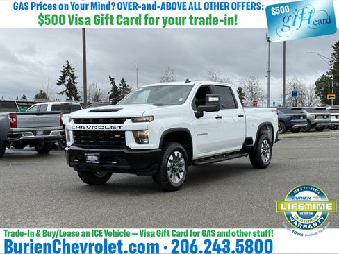 Used 2022 Chevrolet Silverado 2500 Custom w/ Custom Value Package AWD/4WD image 44