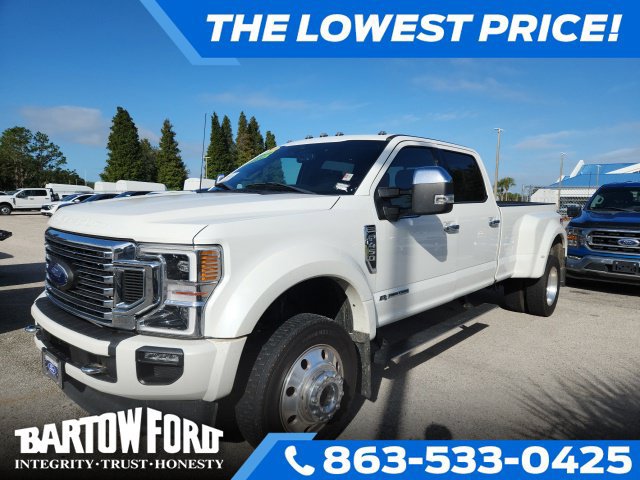 Certified 2022 Ford F450 Platinum w/ FX4 Off-Road Package AWD/4WD image 1