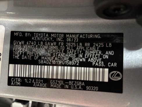 Used 2023 Lexus ES 350 w/ Premium Package image 34