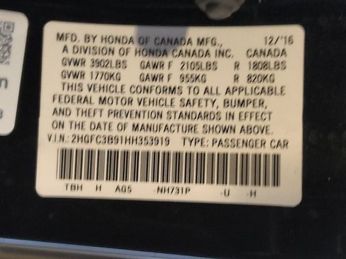 Used 2017 Honda Civic Touring image 33