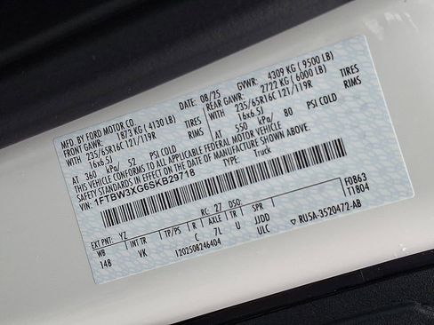 New 2025 Ford Transit 350 148 High Roof Extended w/ Load Area Protection Package image 14