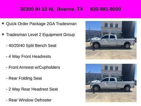 Used 2024 RAM 2500 Tradesman w/ Chrome Appearance Group image 10