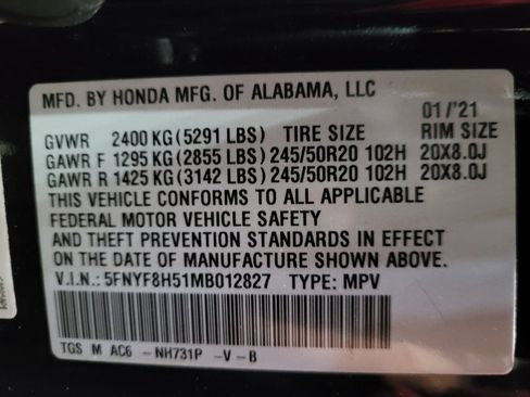 Used 2021 Honda Passport EX-L image 33