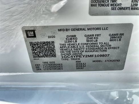 Certified 2021 Chevrolet Silverado 2500 LTZ w/ LTZ Premium Package image 35