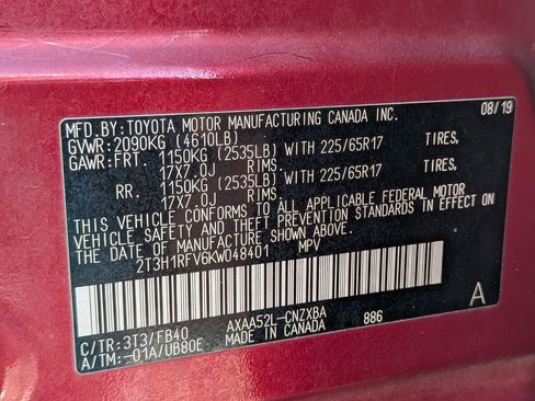 Used 2019 Toyota RAV4 LE image 33