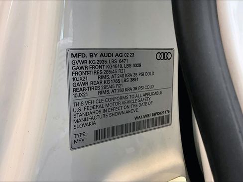 Certified 2023 Audi Q8 Premium w/ Convenience Package AWD/4WD image 34