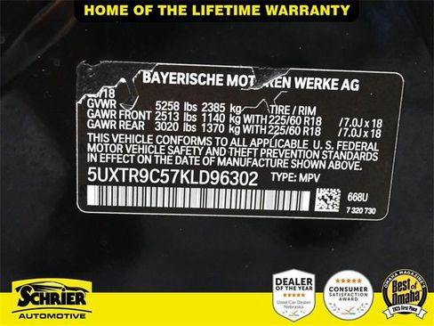 Used 2019 BMW X3 xDrive30i w/ Driving Assistance Package image 47