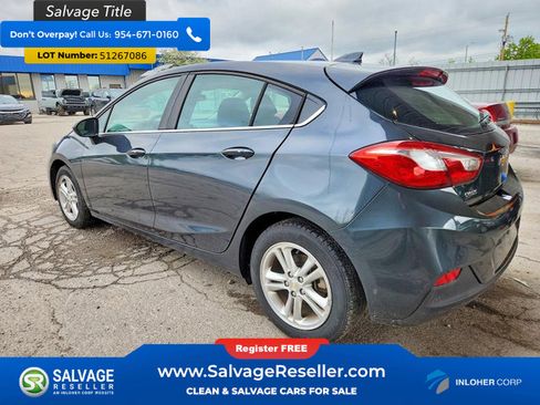 Used 2017 Chevrolet Cruze LT w/ Sun And Sound Package FWD image 3
