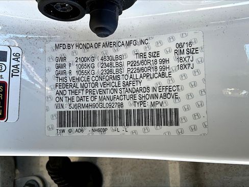 Used 2016 Honda CR-V Touring image 35