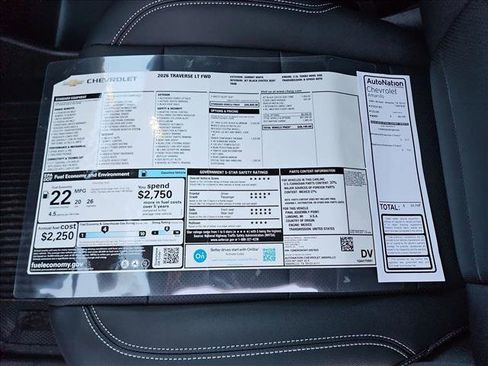 New 2026 Chevrolet Traverse LT w/ Driver Confidence Package FWD image 18