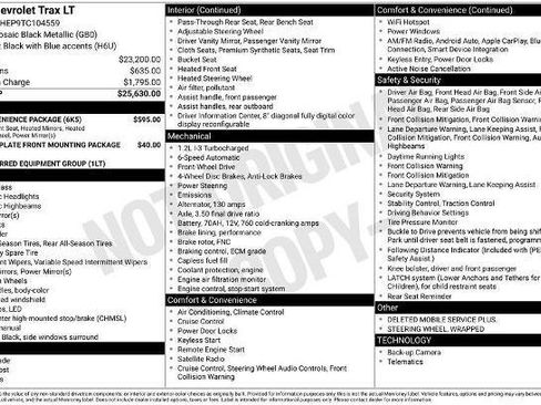 New 2026 Chevrolet Trax LT w/ LT Convenience Package FWD image 2