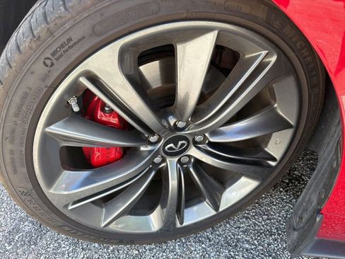 Used 2020 INFINITI Q60 Red Sport 400 w/ Cargo Package RWD image 2