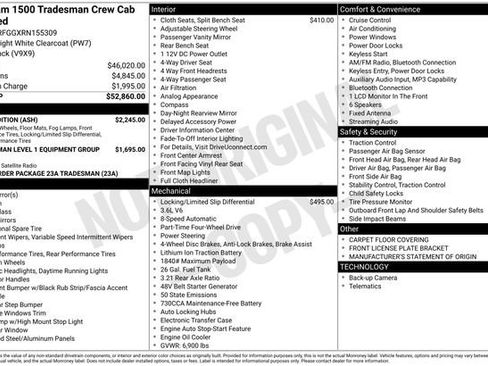 Used 2024 RAM 1500 Tradesman w/ Night Edition AWD/4WD image 15