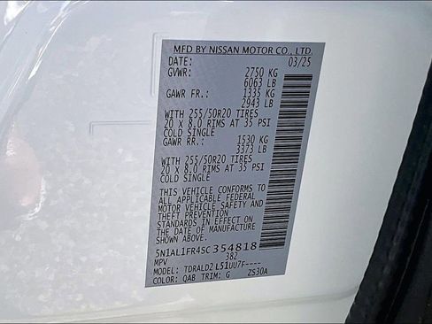 Certified 2025 INFINITI QX60 Luxe w/ Vision Package FWD image 44