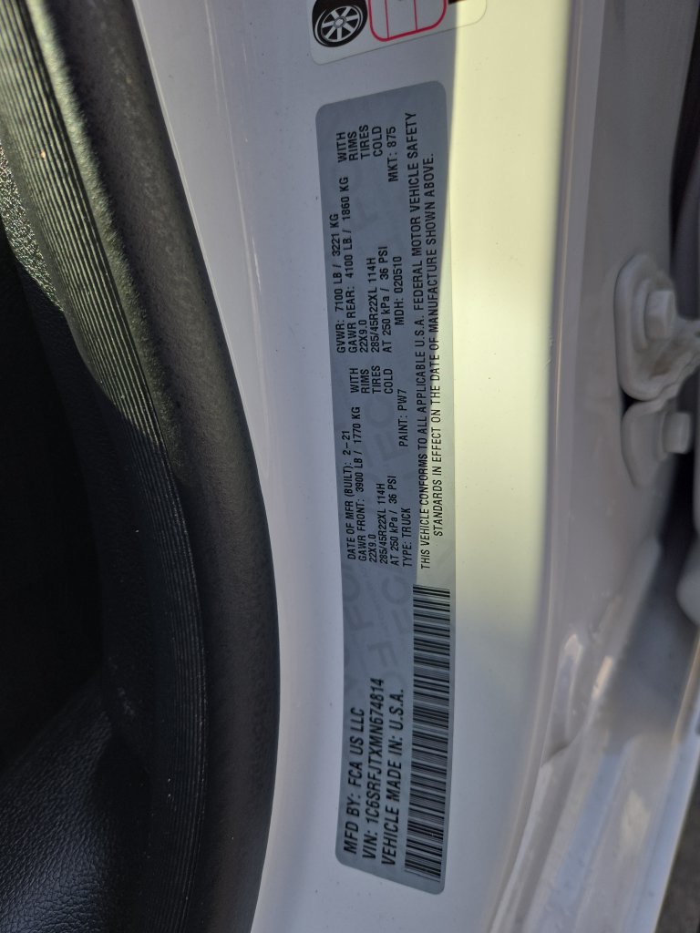 Used 2021 RAM 1500 Laramie AWD/4WD image 32
