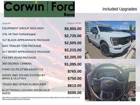 Certified 2023 Ford F150 XLT w/ Equipment Group 302A High AWD/4WD image 3